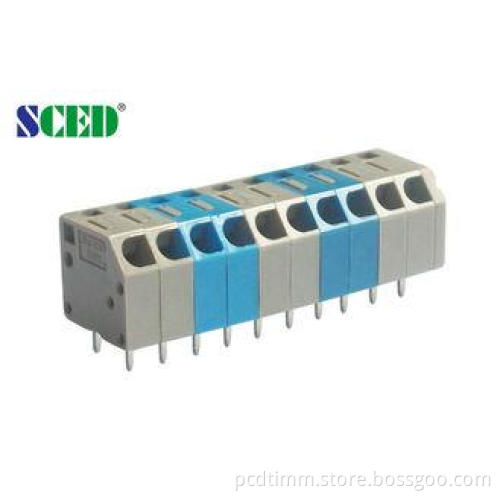 3.50mm Screwless Pcb Spring Terminal Block For Electric Pow
